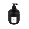 425 ml Kapasiteli Cam Sıvı Sabunluk - Modern Siyah ve Beyaz Tasarım