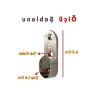 45 mm Krom Askı Flanşı (2 Adet)