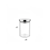 450ml Vakumlu Metal Kapaklı Borosilikat Cam Kavanoz