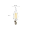 4W E14 Kıvrık LED Mum Ampul - 35W Eşdeğer