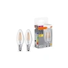 4W Sarı Işık LED Filament Ampul, 2li Paket