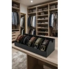 5 Bölmeli Organizer - Kemer, Çorap, Takı ve Makyaj Düzenleyici - Siyah