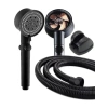 5 Fonksiyonlu Siyah Turbo Fan Duş Seti