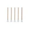 5li Ahşap Kuş Tüneği Seti - 20 cm