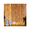 5 Metre Sarı LED Işık Zinciri - USB Girişli ve Uzaktan Kumandalı