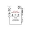 5 Parçalı Bahçe Hortumu Armatürü Seti - Quick Connect Fonksiyonu