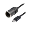 5 Volt ile 12 Volt Arasında Çakmak Fişi Dönüştürücü, 12 Watt Güç Kapasitesi