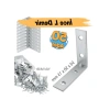 (50 ADET) İnce Metal Köşebent 50x50x15 mm L Demiri