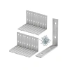 (50 ADET) Metal Köşebent - 65x65x15 mm İnce L Demiri Gönye