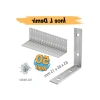 (50 ADET) Metal Köşebent - 65x65x15 mm İnce L Demiri Gönye