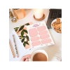 50 Sayfa Tarihsiz Masaüstü Planner Seti, Kalp Temalı