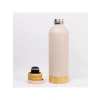 500 ml Kapasiteli Sızdırmaz Matara - Doğal Bambu Taban