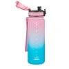 500ml Çift Renk Softtouch Tritan Su Matarası - Pembe-Yeşil