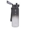 500ml Soft Touch Çift Renk Motivasyon Su Matarası