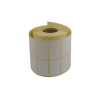 50mm x 30mm Kuşe Etiket Ruloda 3000 Adet, 2li Dizilim, 40mm Kuka Uyumlu