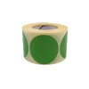 50mm x 50mm Kendinden Yapışkanlı Kuşe Daire Etiket Seti - 500 Adet
