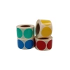 50mm x 50mm Kendinden Yapışkanlı Kuşe Daire Etiket Seti - 500 Adet