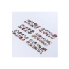 6 Adet Yılbaşı Kabartmalı Sticker Seti - Renkli ve Eğlenceli