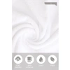 6lı Beyaz Banyo Havlusu - 70x140 cm, %100 Pamuk