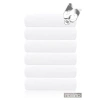 6lı Beyaz Banyo Havlusu - 70x140 cm, %100 Pamuk