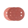 6lı Eksantirik Zımpara Kağıdı Seti, 125 mm, 60/120/240 Kum, 8 Delik