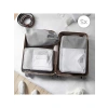 6lı Gri Renk Bavul İçi Düzenleyici Set