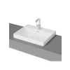 60 cm Beyaz Çanak Lavabo - Tek Armatür Delikli