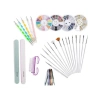 6in1 Paslanmaz Çelik Manikür-Pedikür Seti ve 37 Parça Nail Art Seti