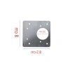 8 Adet Dolap Kapak Taş Menteşe Tamir Kiti - 8x8.5 cm