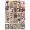 90 Adet Vintage Anime Temalı Duvar Poster Seti, Özel Tasarım Kutulu