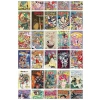 90 Adet Vintage Anime Temalı Duvar Poster Seti, Özel Tasarım Kutulu