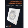 90 m³/H Debili Sessiz Banyo ve Tuvalet Aspiratörü