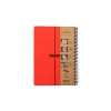 A4 Boyutunda 6 Konulu Spiralli Defter, 180 Yaprak, Kırmızı Kapak