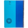 A4 Boyutunda Çizgili Spiralli Defter, 80 Yaprak, Dayanıklı Kapak