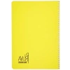A4 Büyüklüğünde Pet Spiralli Kareli Defter - 144 Yaprak, Sarı
