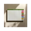 A4 Haftalık Masa Planlayıcı, Minimal Tasarım, 80 Yaprak