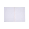 A4 Kareli 144 Yapraklı Spiralli Defter - Fuşya