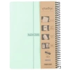 A4 Spiralli Defter - 180 Yaprak, Yeşil PP Kapaklı