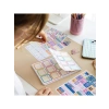 A5 Boyutunda 18 Yaprak Renkli Sticker Defteri - 1183 Adet