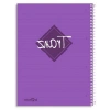 A5 Çizgili Defter - 200 Sayfa Mor Renk