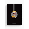 A5 İkili Defter Seti, Geniş Çizgili Perforajlı