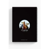 A5 İkili Defter Seti, Geniş Çizgili Perforajlı