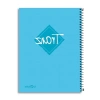 A5 Kareli Defter - 200 Sayfa, Turkuaz Renk