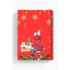 A5 Spiralli Defter - Yeni Yıl Temalı, 96 Sayfa Çizgisiz
