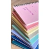 A5 Spiralli Not Defteri, 80 Yaprak Kareli, 8 Renk Seçeneği