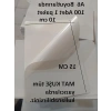 A6 Boyutunda 100 Adet Mat Kuşe Yapışkanlı Etiket - 10x15 cm