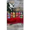 Ahşap Atlı Karınca Süsler - Mini Noel ve Yılbaşı Dekorasyonu