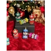 Ahşap Atlı Karınca Süsler - Mini Noel ve Yılbaşı Dekorasyonu