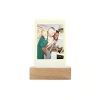 Ahşap Fotoğraf Çerçevesi - LED Işıklı, Instax Mini Uyumlu