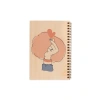 Ahşap Kapaklı Çizgisiz Defter 12x18 cm, 48 Yaprak